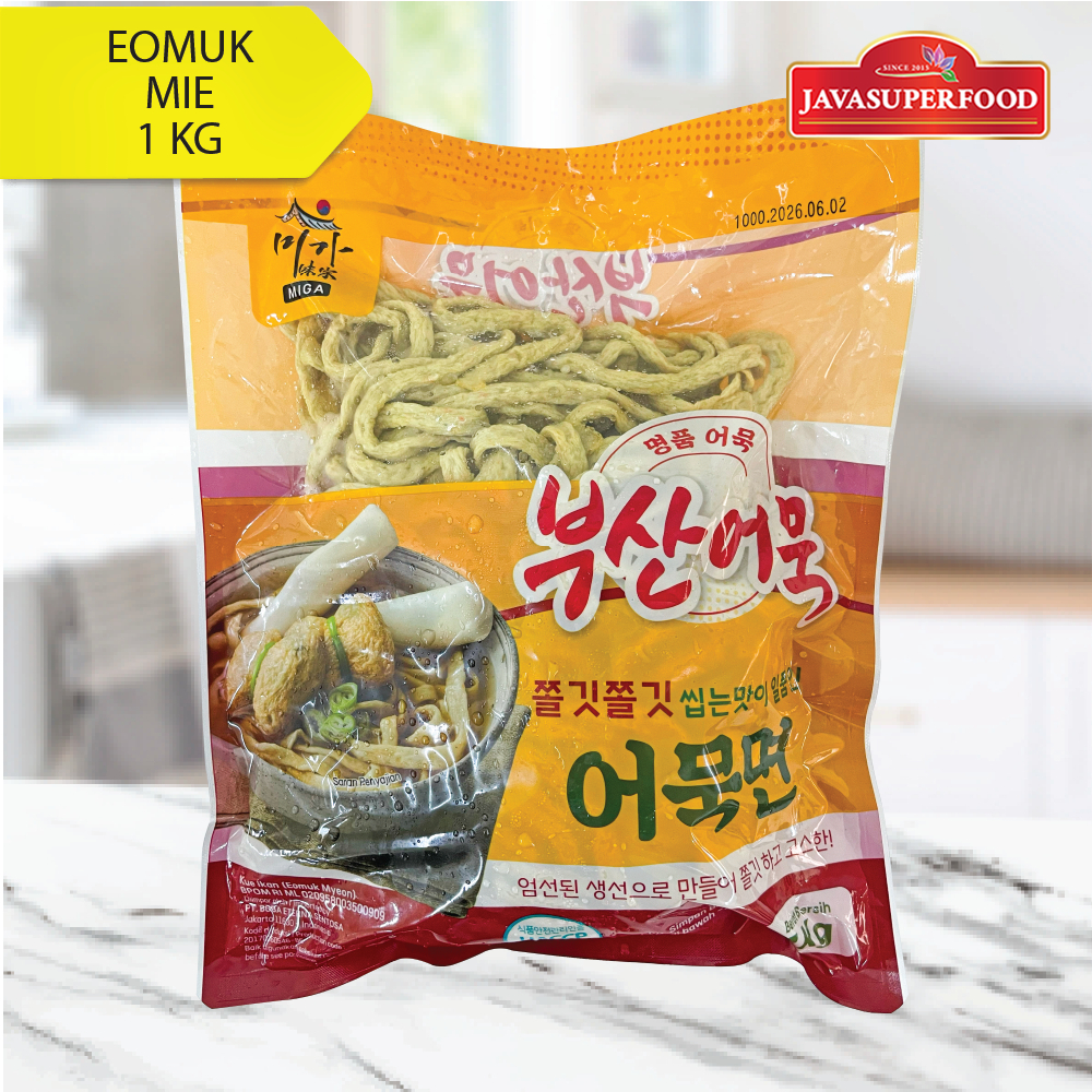 

MIGA Eomuk Mie 1 Kg / Odeng Mie Korean / Eomuk / Fish Cake HALAL