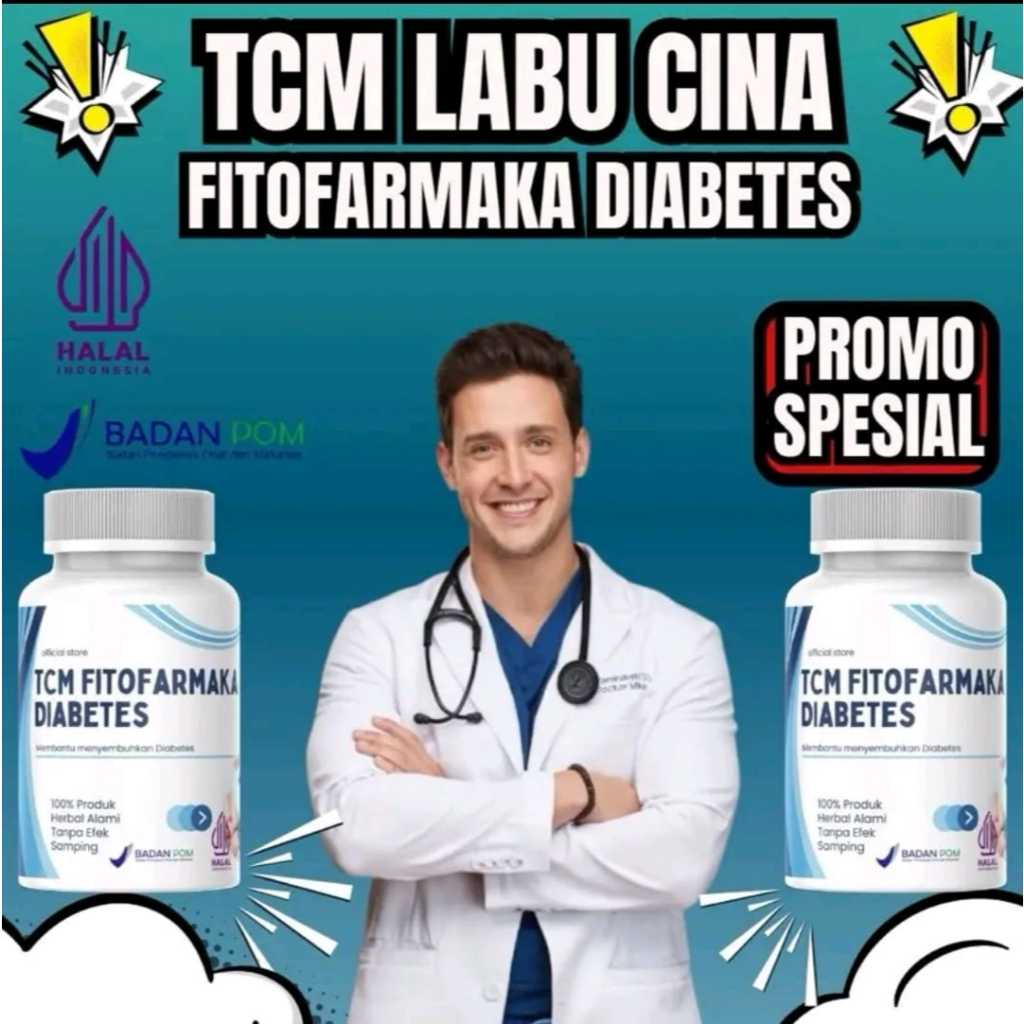 TCM FITOFARMAKA DIABETES / Kapsul Susu Labu Cina Herbal Untuk Diabetes