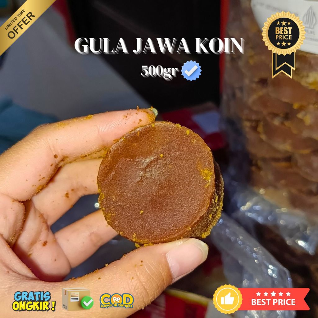 

Gula Merah Koin 250gr Cocok Untuk Kue Es Cendol dan Masakan