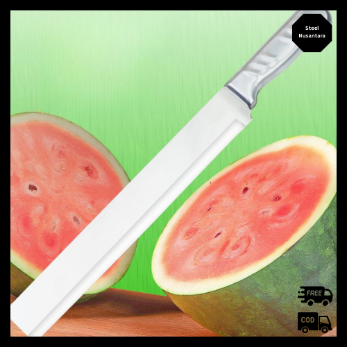 Steel Nusantara - Pisau Semangka Panjang Pisau Buah Stainless Pisau Pemotong Buah TY-45