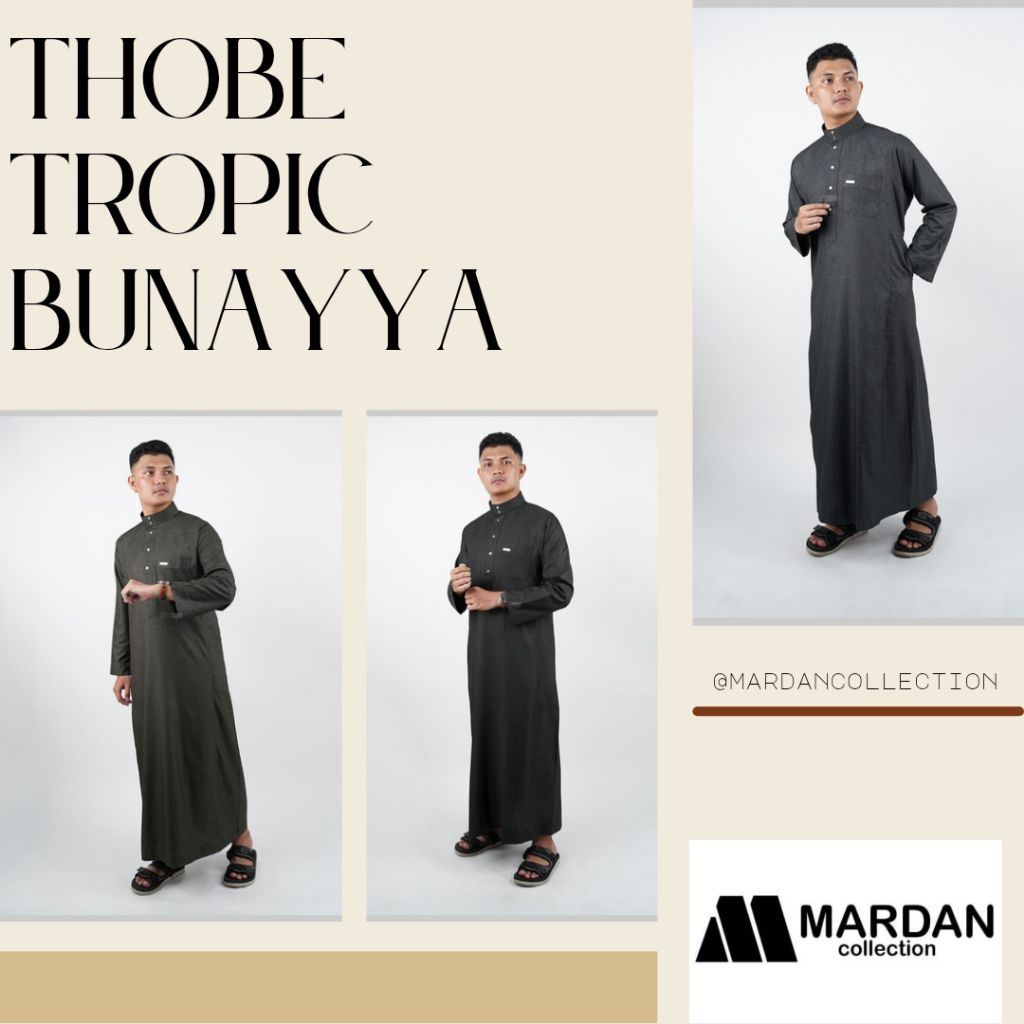 BUNAYYA - Tropic Thobe - Gamis Pria Premium By Bunayya