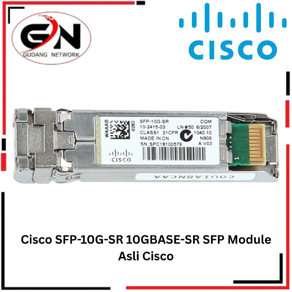 Cisco SFP-10G-SR 10GBASE-SR SFP Module Asli Cisco