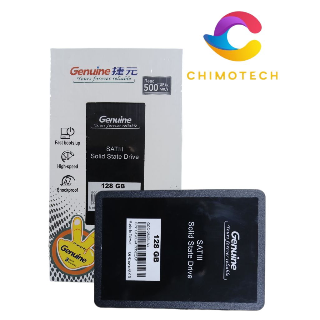 SSD Genuine 128GB Sata 2,5" SSD Laptop 128GB