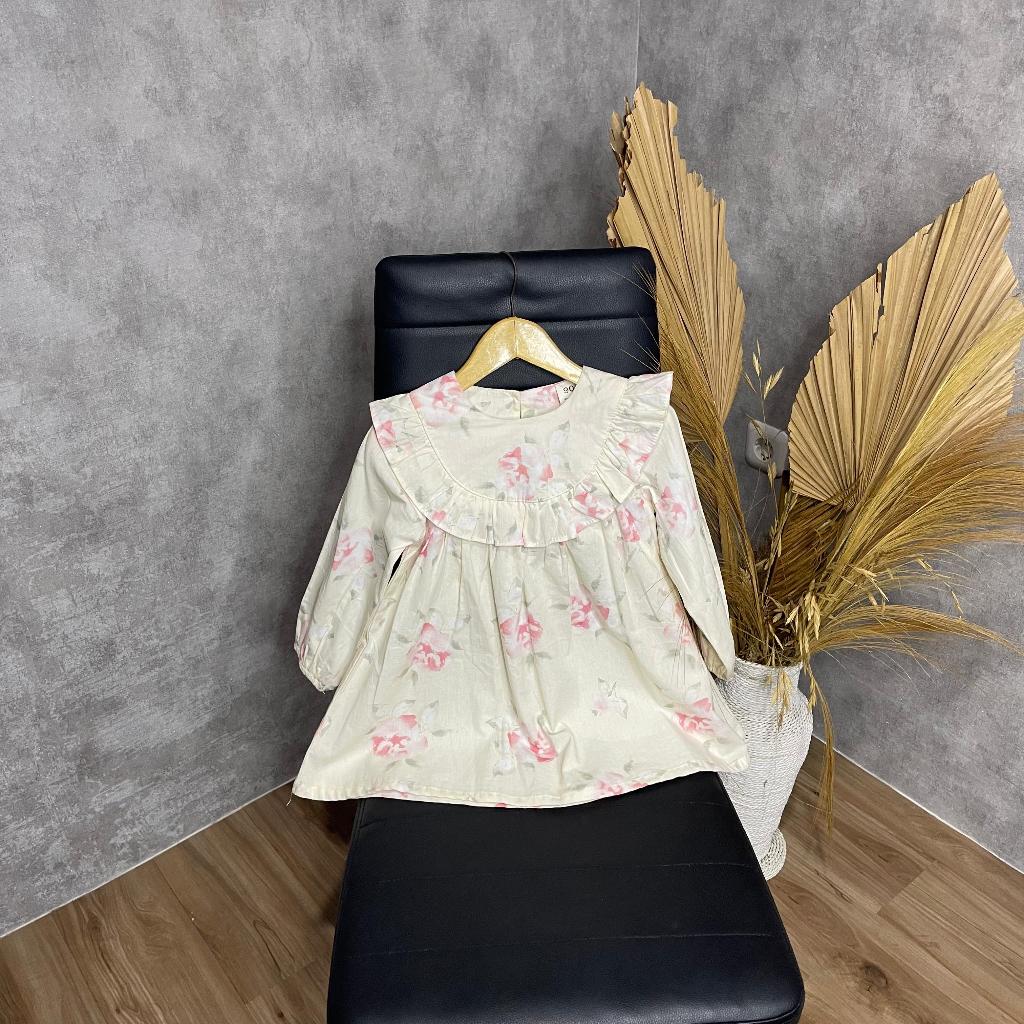 GINABABY GB264 DRESS BUNGA ANAK LENGAN PANJANG KOREAN STYLE