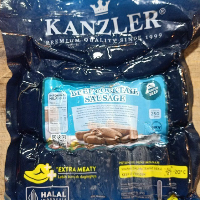Sosis cocktail (kanzler) 250gr