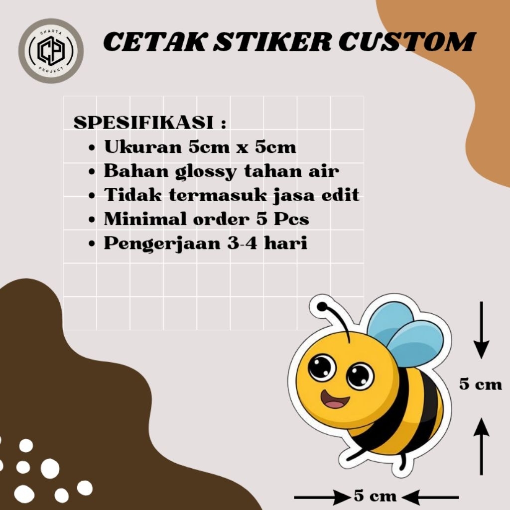 

Cetak Stiker Custom 5cm x 5cm