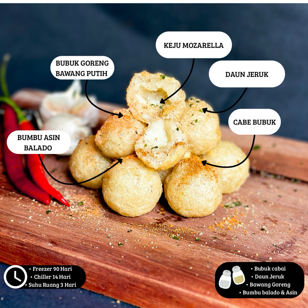 

CIMOZ - Cimol Keju Mozzarella Anti Meledak