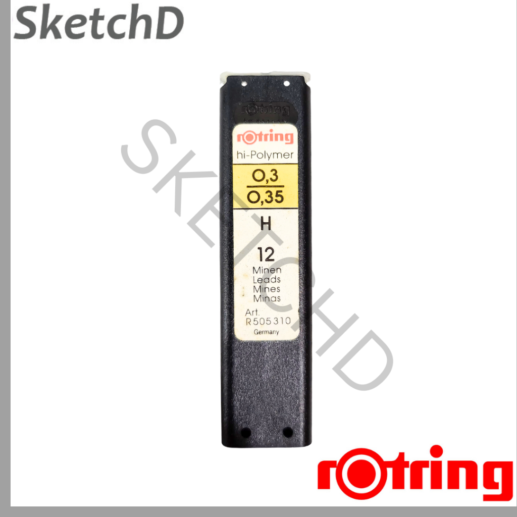 

Isi pensil mekanik Tikky H 0.3 Hi-Polymer Rotring Mechanical Pencil Lead Refill 03