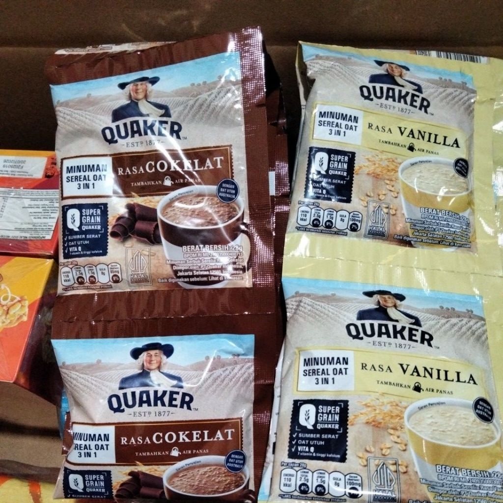 

[28 gram x 10] quacker sereal oat 3 in 1