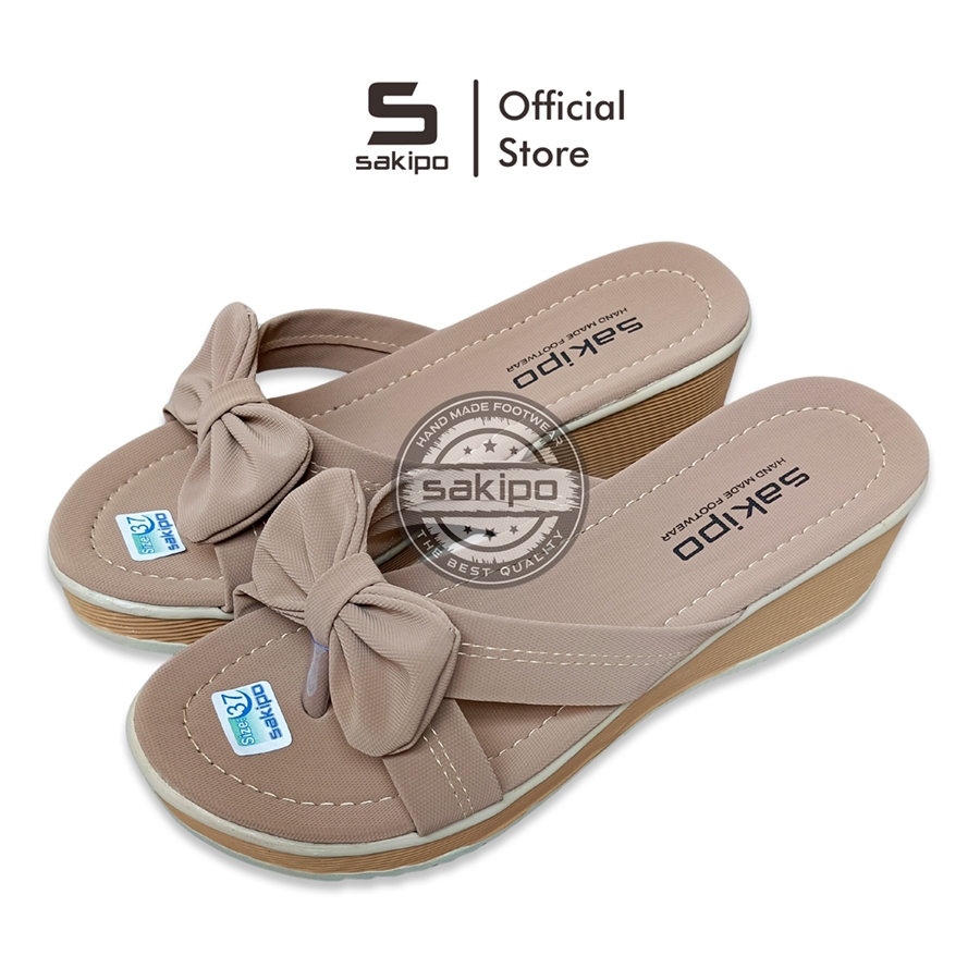 Sandal Wanita Kekinian Sandal Wedges Wanita Sandal Pesta Wanita Sandal Ibu Kondangan Sendal Wedges