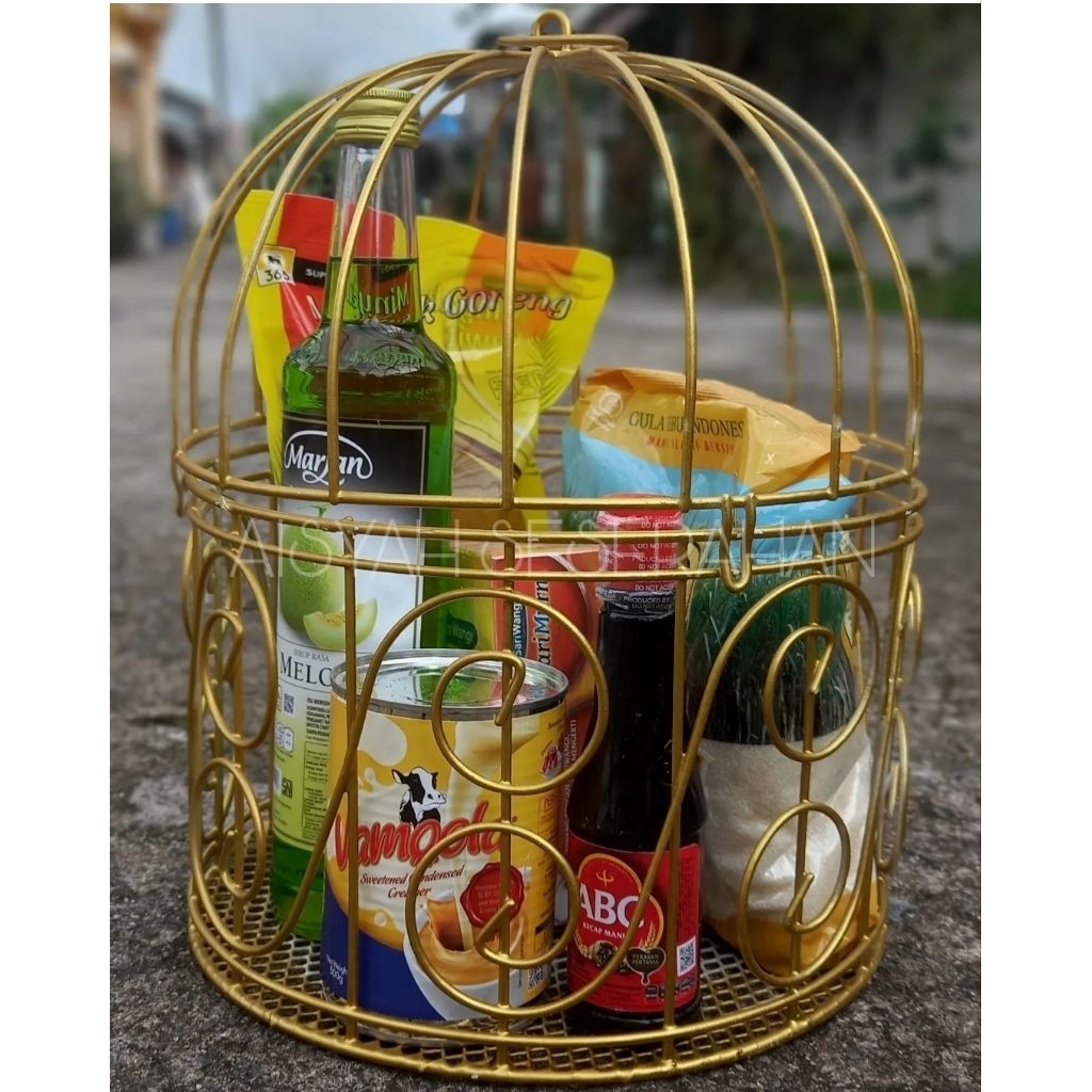 KERANJANG HANTARAN SESERAHAN SANGKAR BURUNG