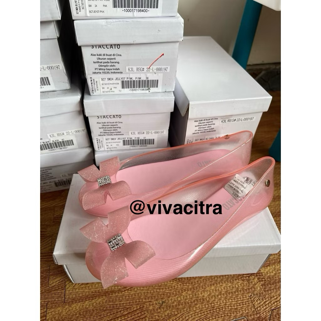 SEPATU STACCATO JELLY SHOES NEW SALE ORIGINAL MALL 
