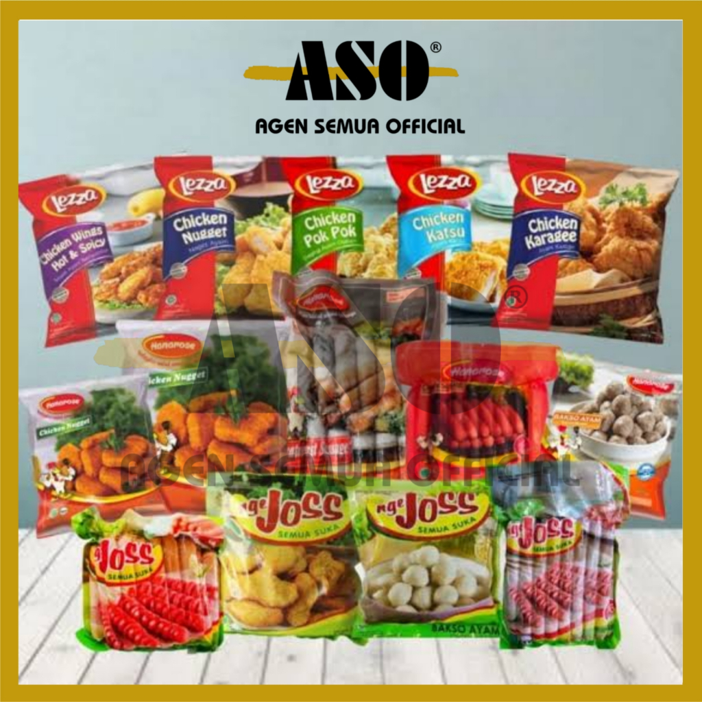 Frozen Food Lezza Hanarose Ngejoss Nugget Sosis Seafood all varian PROMO 