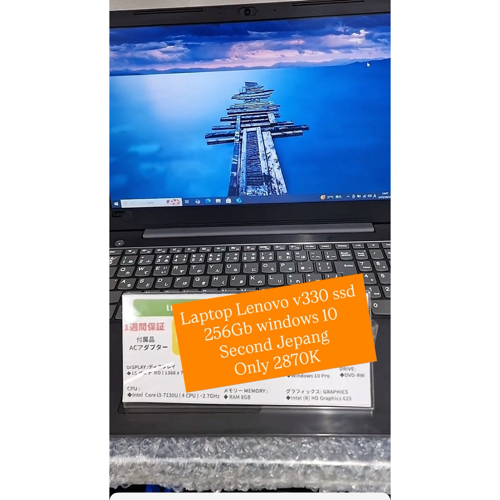 laptop Lenovo second v330 ssd 256 gb