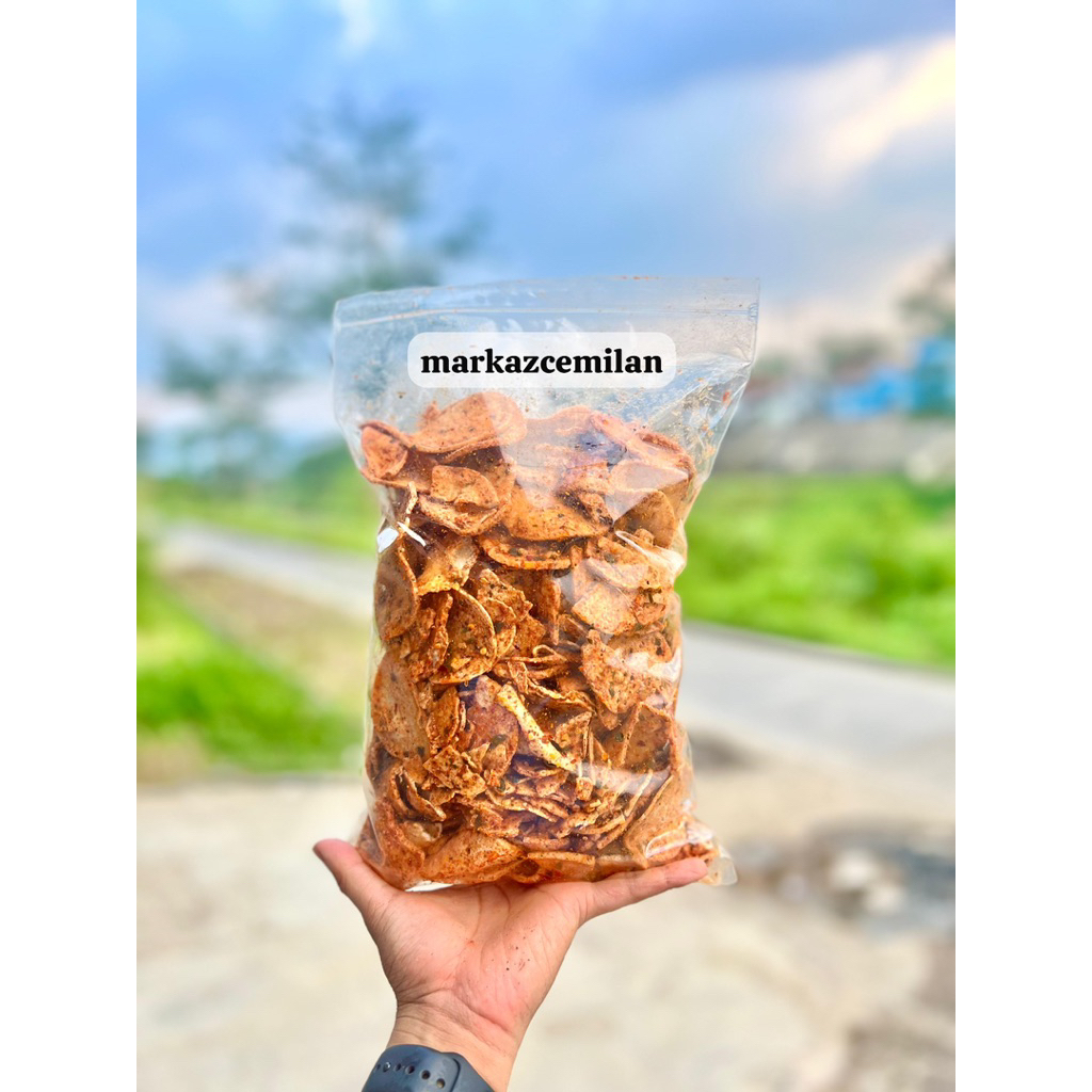 

Basreng Pipih Koin Super Renyah 250gr - Pedas Jeruk Melimpah