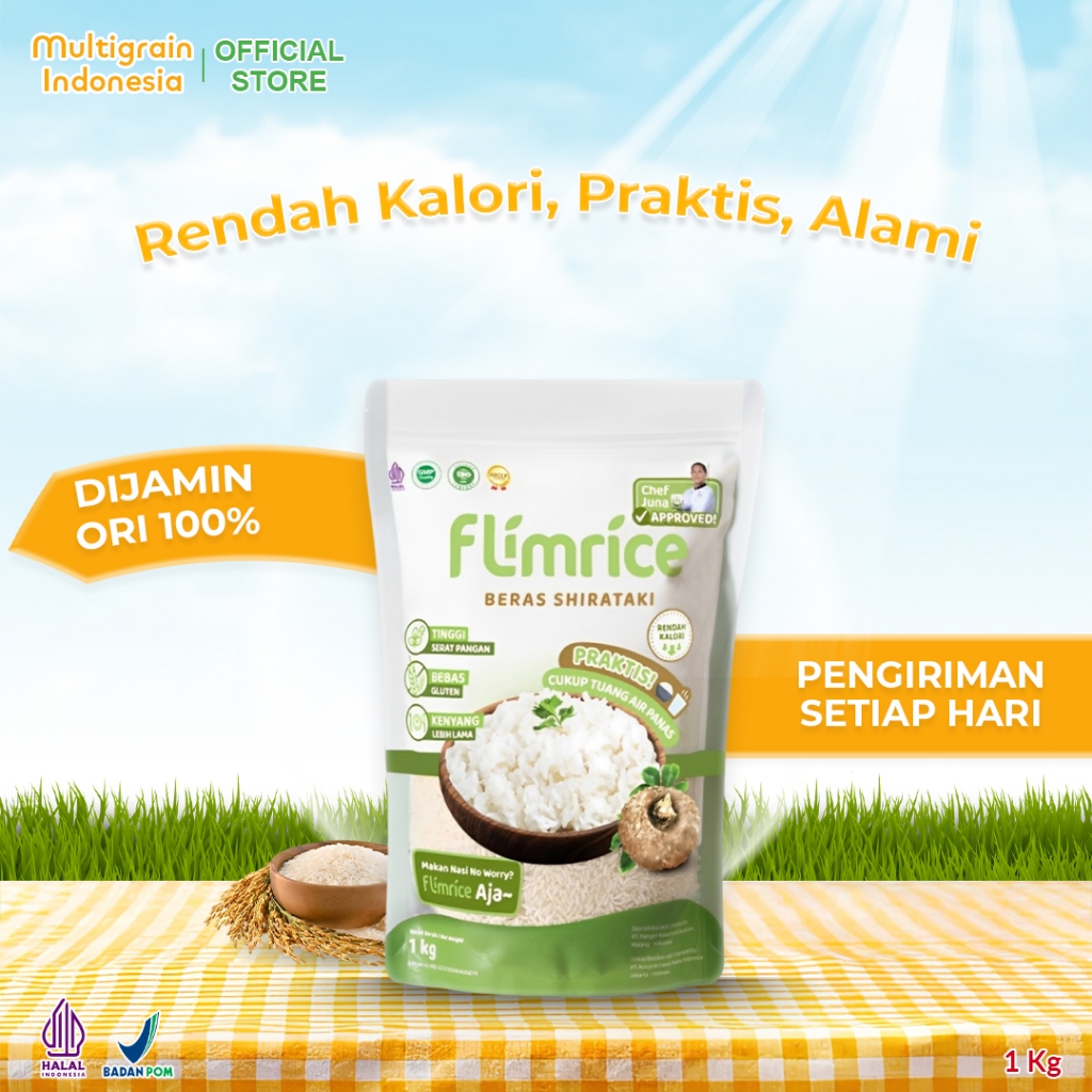 

[New Launch] Flimrice Nasi Shirataki (Nasi Diet) - 1 kg