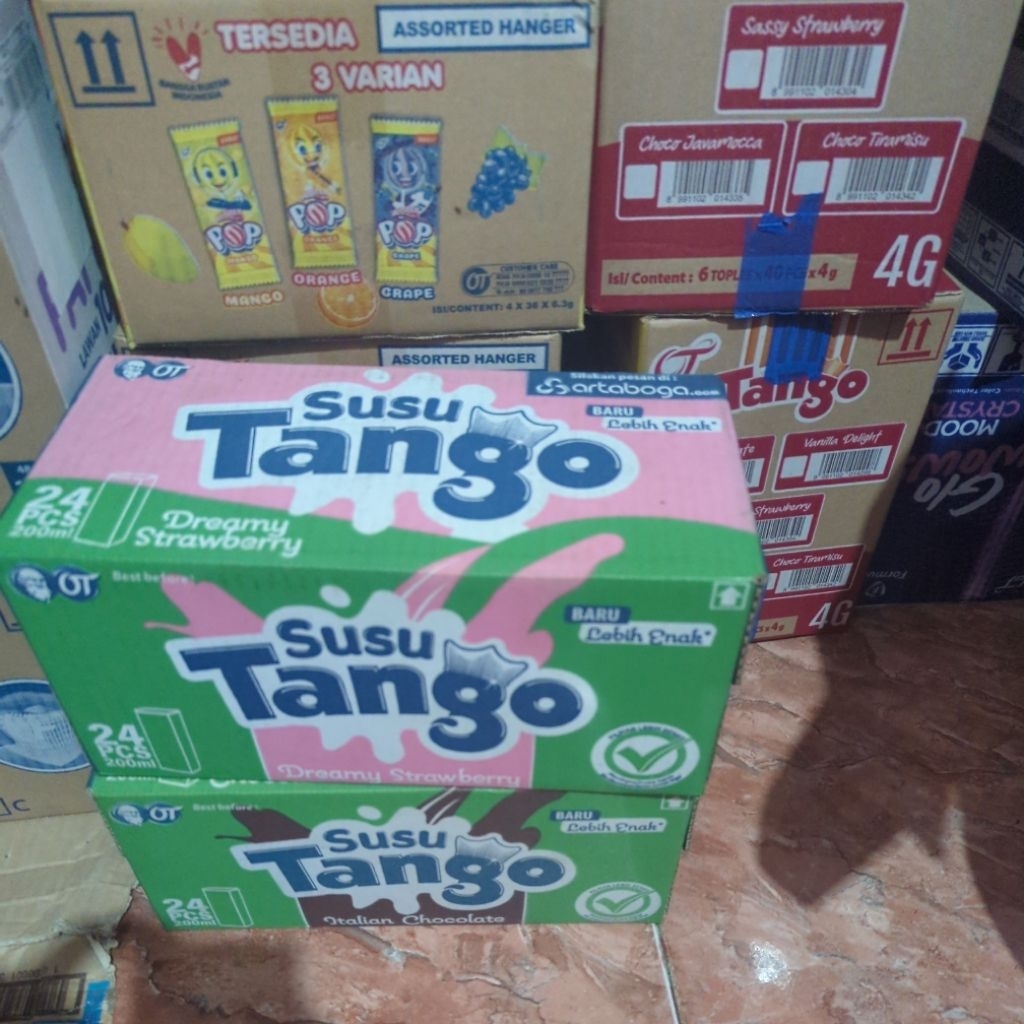 

susu tango 200ml isi 24 pcs