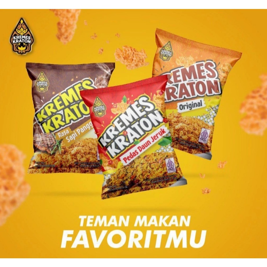 

KREMES AYAM KRATON SACHET ISI 10 (1 RENCENG)- KREMES SARI AYAM KAMPUNG ASLI-ORIGINAL AYAM KRATON