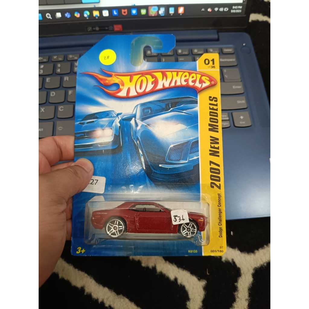 Hotwheels Dodge Challenger Concept 2007 New Models Red
