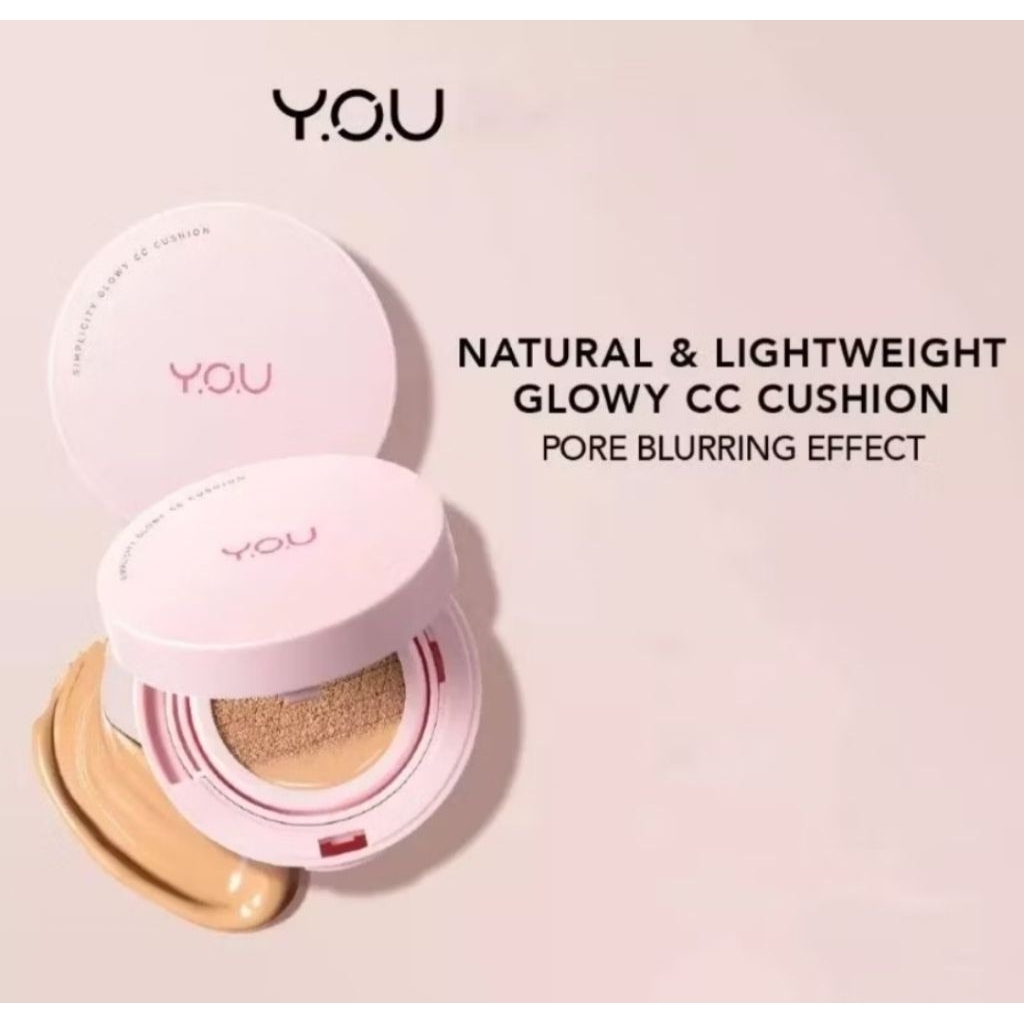 YOU Simplicity natural and lightweight glowy cc cushion pore blurring effect / YOU SIMPLICITY CUSHIO