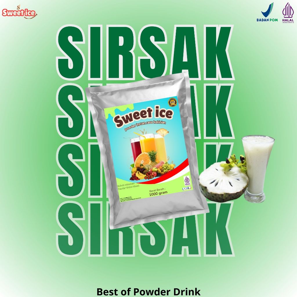 

Bubuk Jualan Es Minuman Rasa SIrsak 1kg