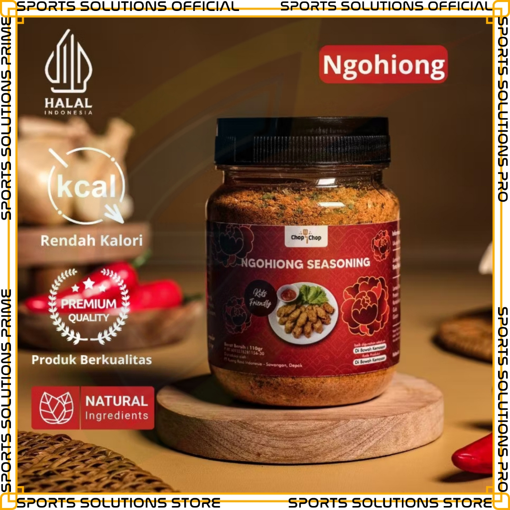 

SPORTS SOLUTIONS STORE X CHOPCHOP Ngohiong Seasoning Bumbu Marinasi Satset Rendah Kalori 100g Halal Premium Quality Natural Ingredients BUMBU MASAK INSTANT