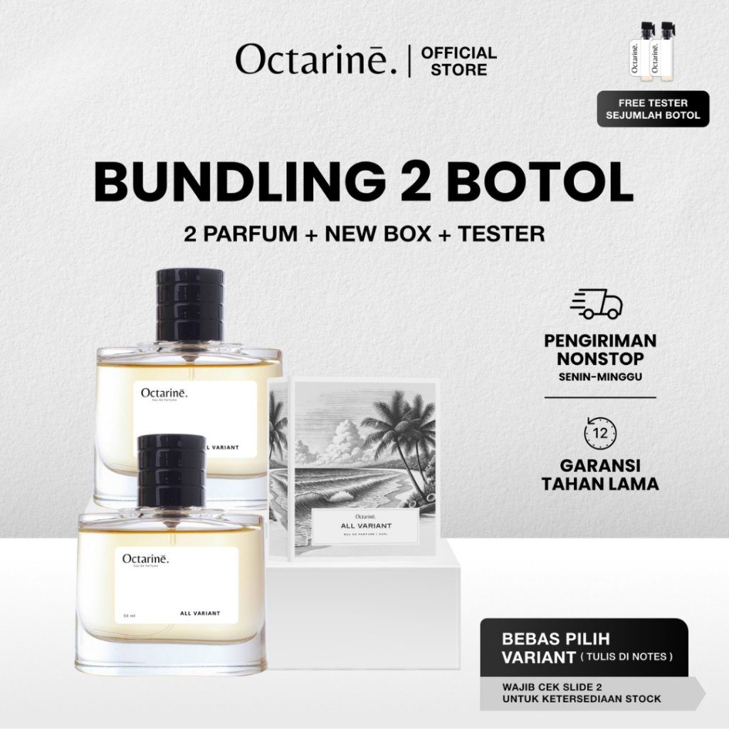 [ FLASHSALE ] Octarine - Bundling 2 Botol Parfum 50ml Selected Variant