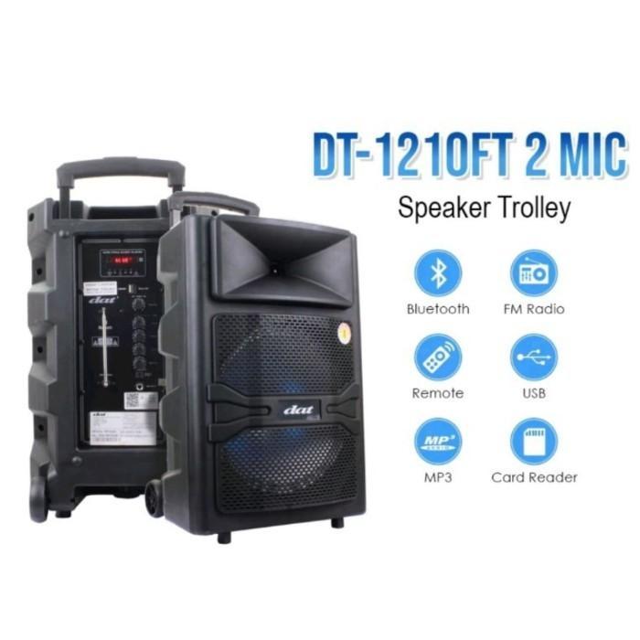 Speaker Portable DAT DT 1210 FT 12 inch Original | LAPAK ELEKTRONIK