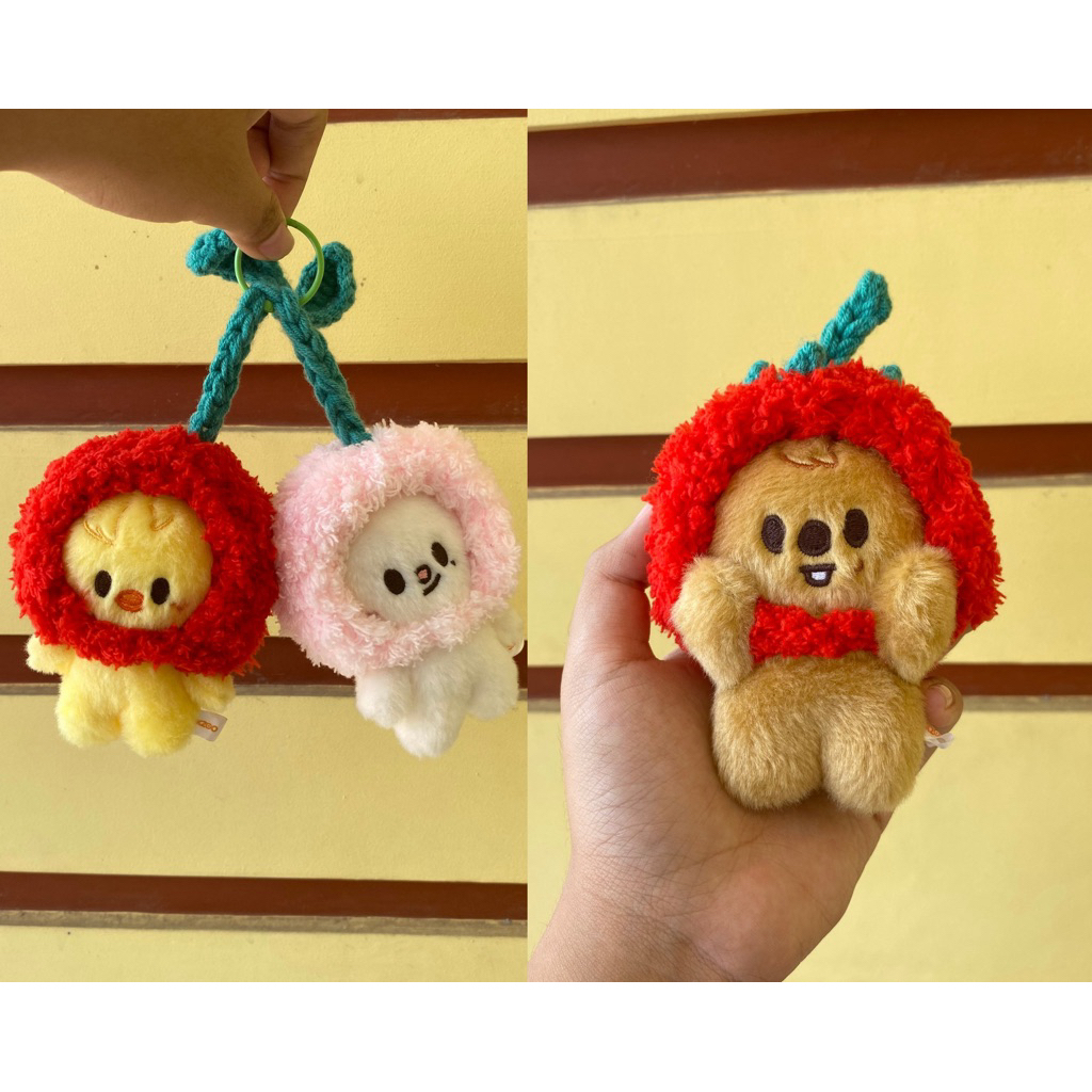 SKZOO Plush Crochet Outfit 10cm Cherry Tomato Orange