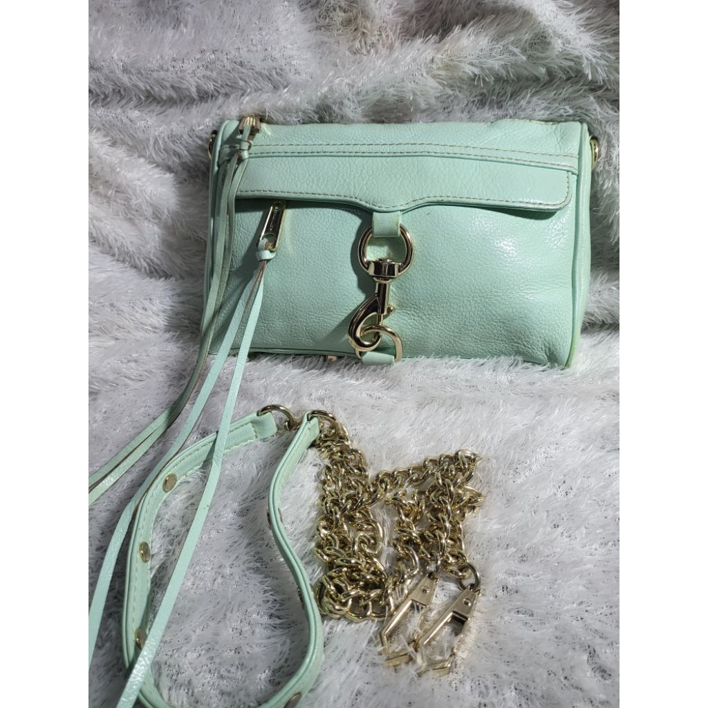 Sling Bag/Tas Selempang Hijau Mint Reb beca Min Kof
