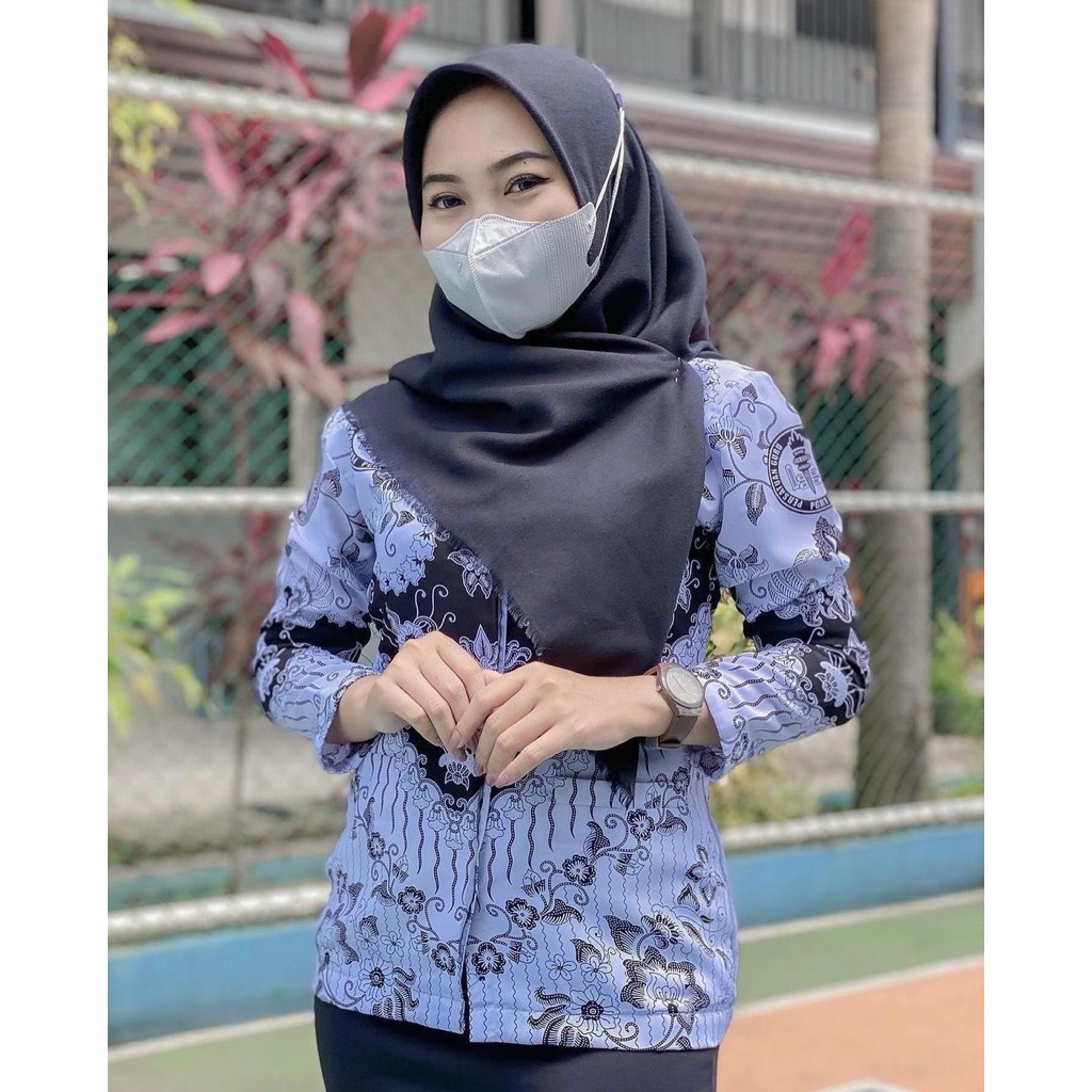 Seragam PGRI Asli – Baju Guru Kemeja Batik Formal Elegan