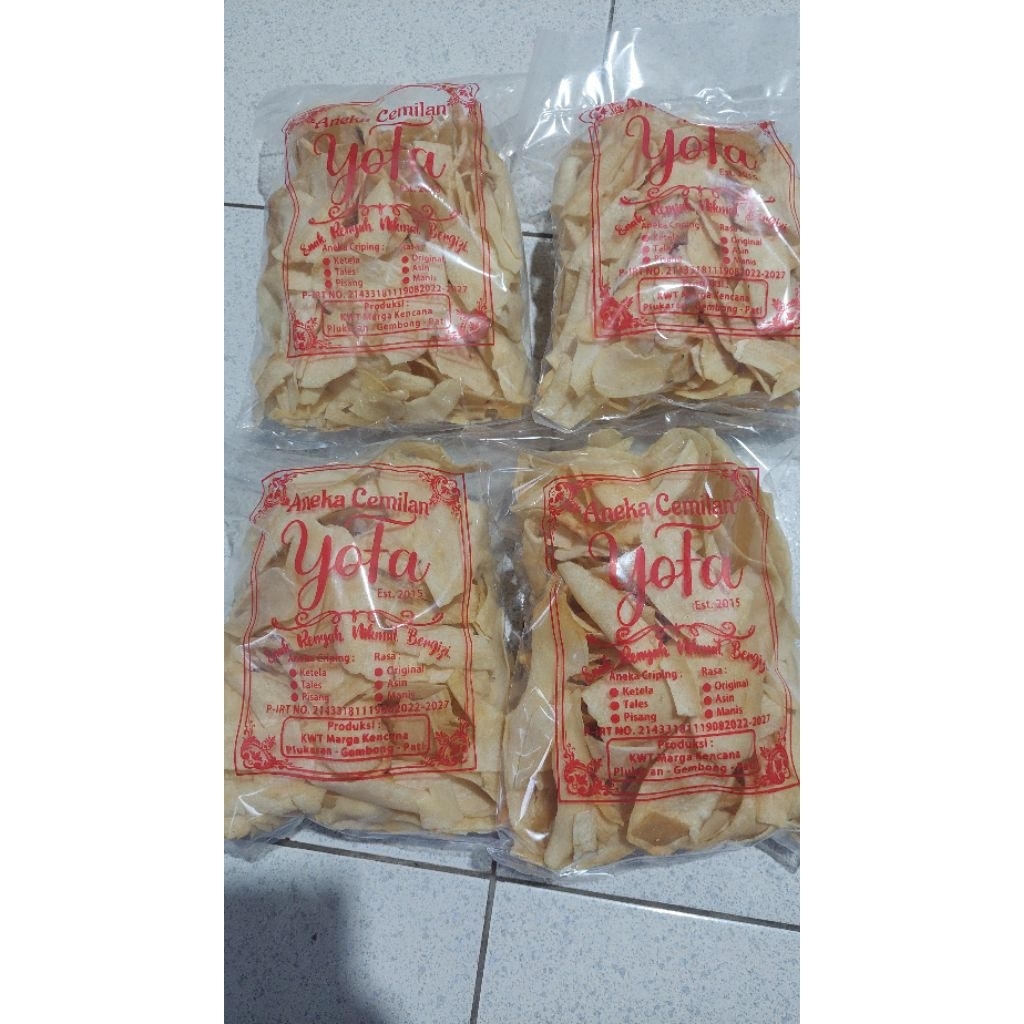 

YOFA Ceriping Ketela Rasa Gadung