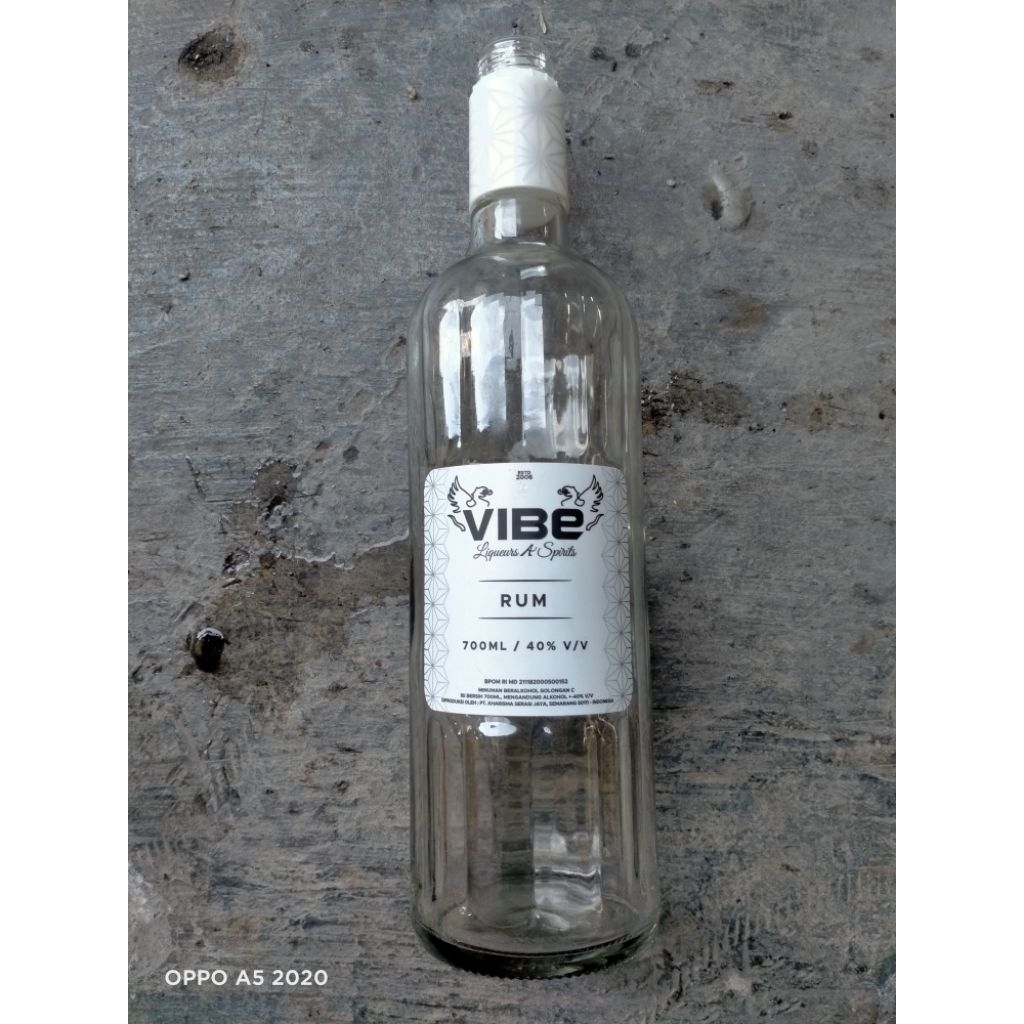 botol hiasan bekas minuman