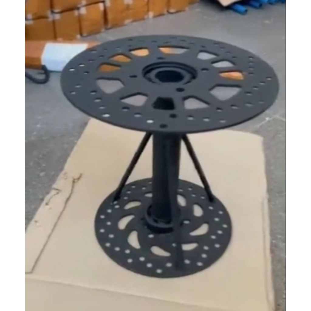 Trimer Bonsai 22cm Dobel Cakram - Meja Putar Trimer Bonsai Display Pot Bunga Hias