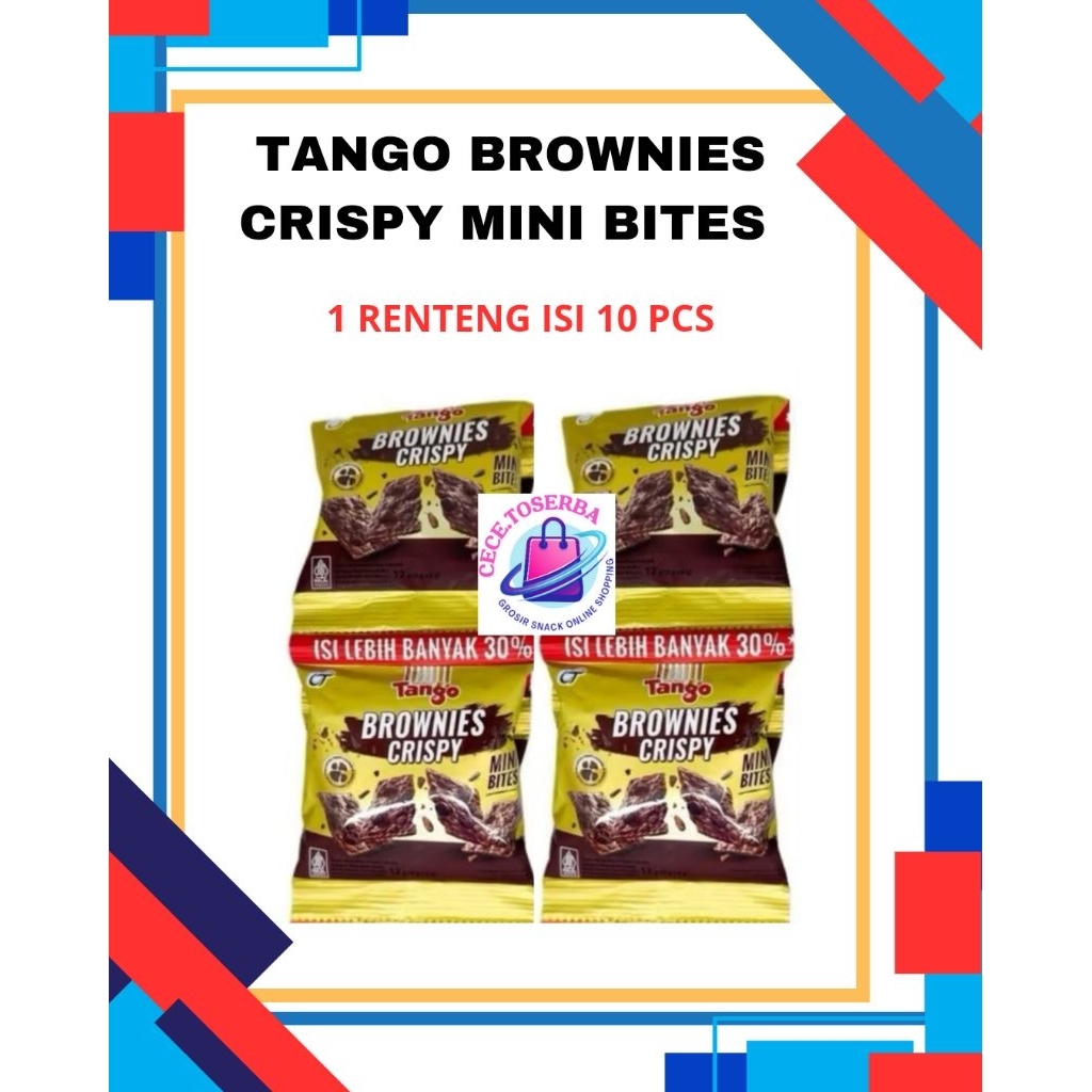 

TANGO BROWNIES CRISPY MINI BITES ISI 10 PCS X 12 GR