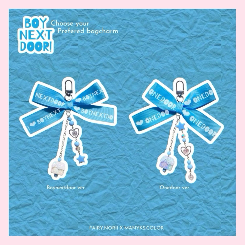 BOYNEXTDOOR BAGCHARM HOME RIBBON [ READ DESKRIPSI ]