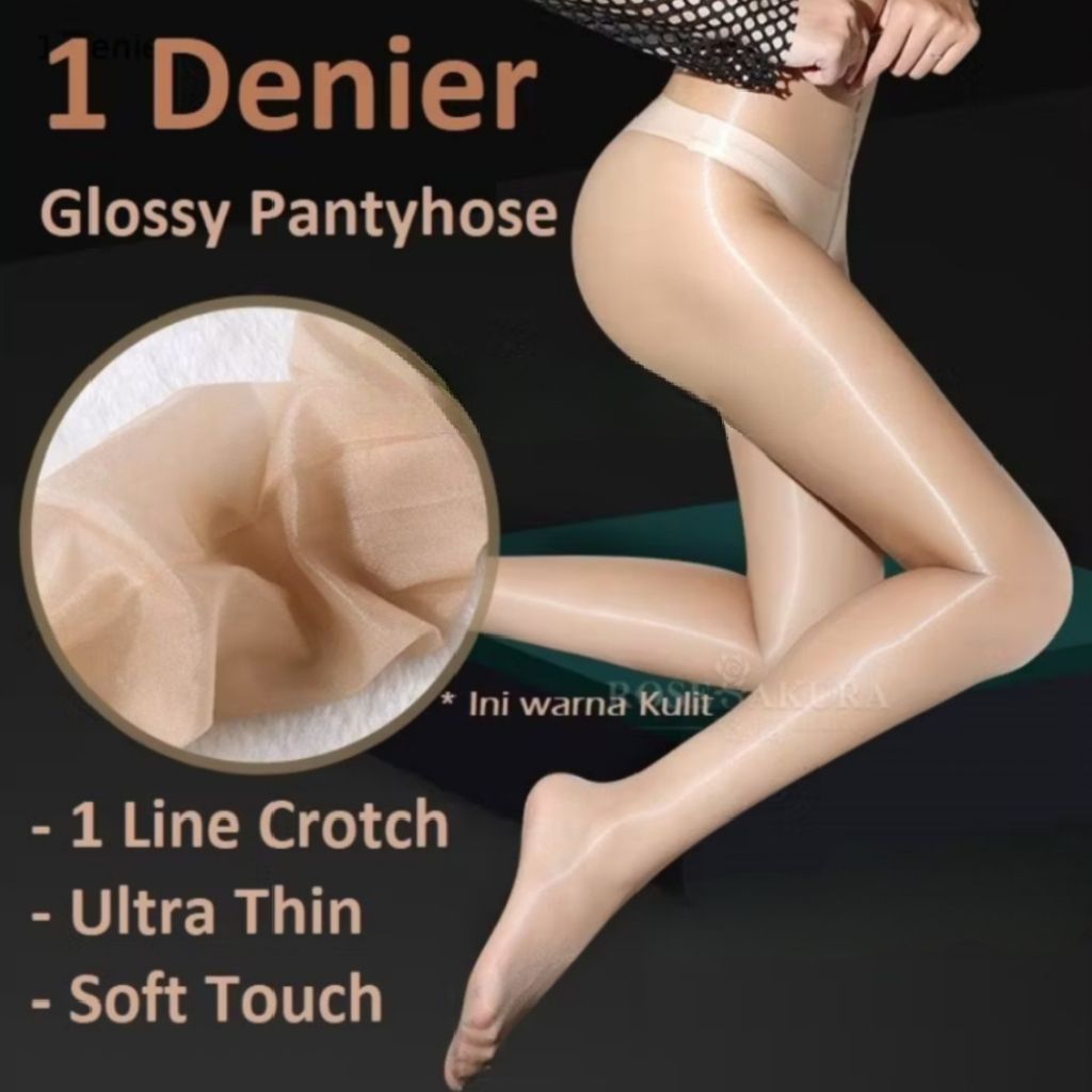 Pantyhose Stocking Glossy Rose Sakura 1 Denier