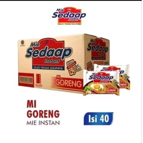 

Mie Sedap Goreng 1karton isi 40