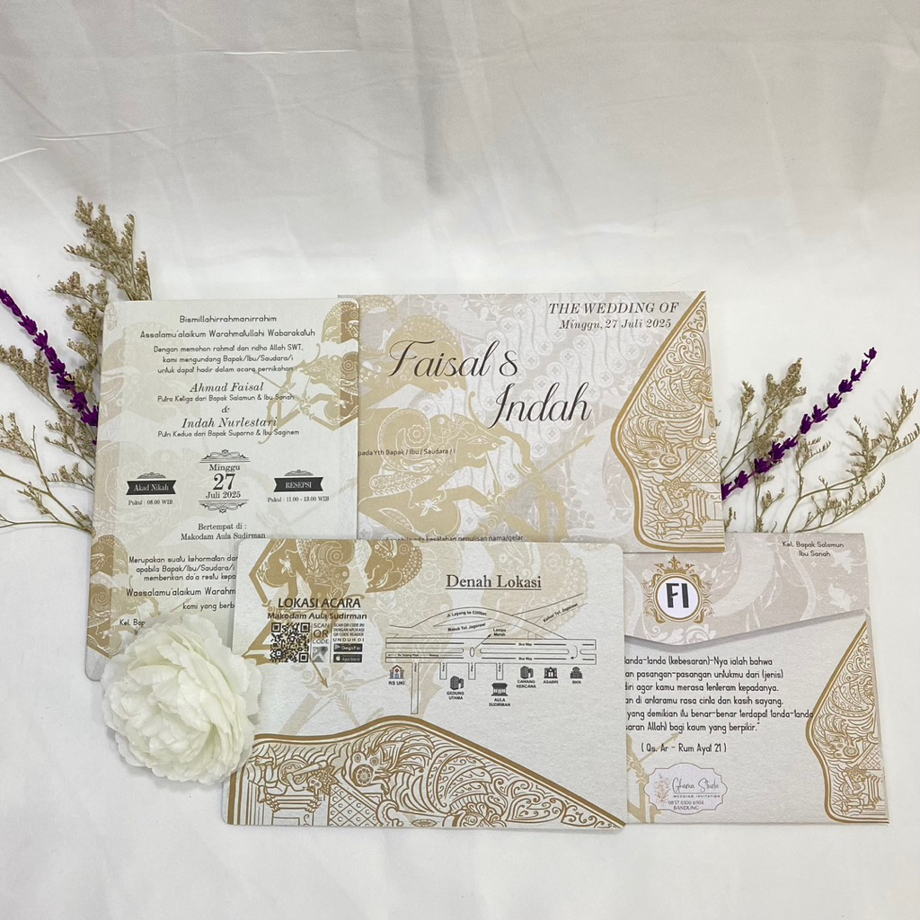 Kartu Undangan Pernikahan Hard Cover Tebal Mewah Wedding Invitation Kartu Ucapan Kartu Souvenir Kart