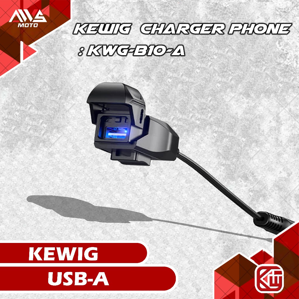 KEWIG chager hp motor usb, casan hp motor usb, casan hp
