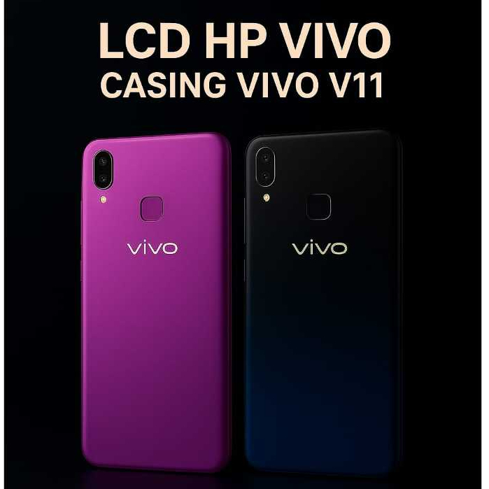Backdoor Tutup Belakang HP Vivo V11 V11i 1806 Bekdor Back Cover Casing Kesing Vivo