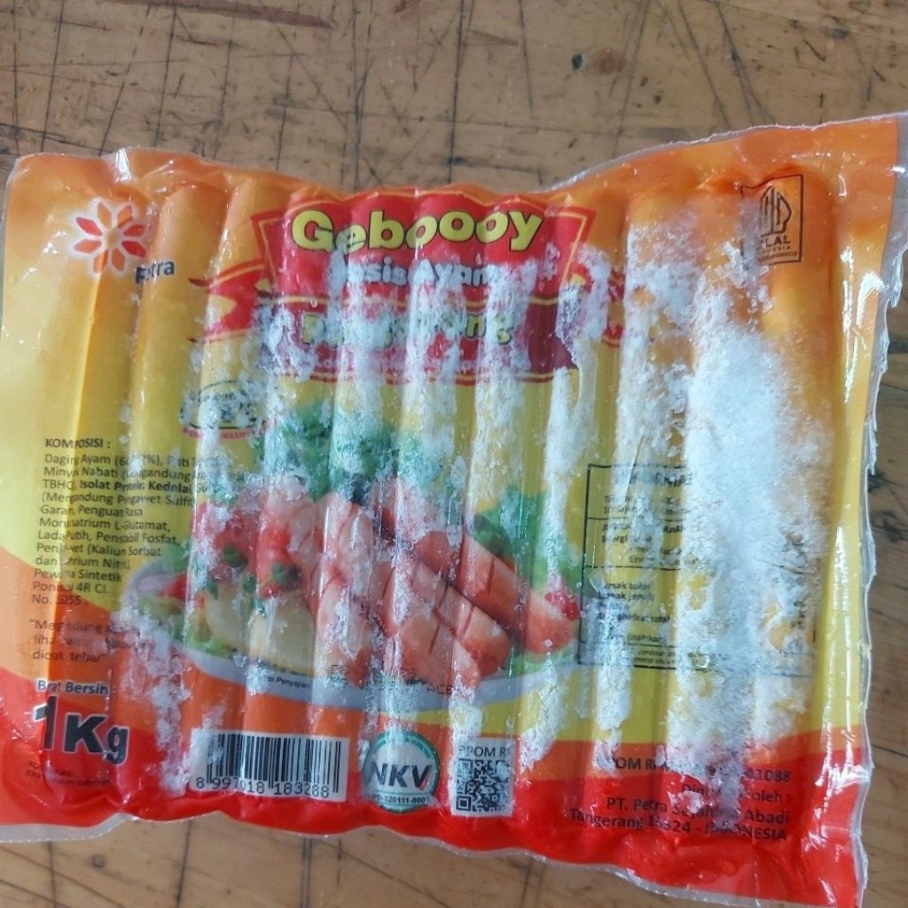 GEBOY SOSIS AYAM PANJANG 1KG