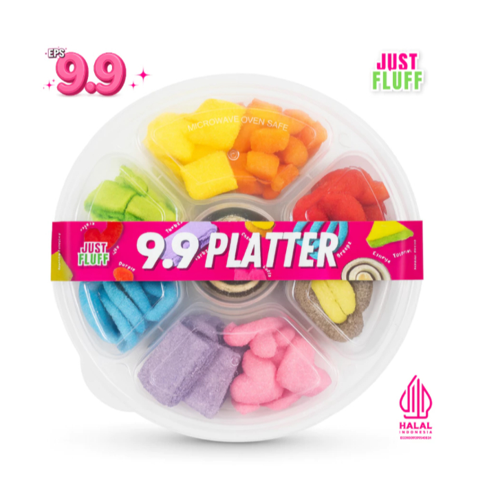 

[9.9 PLATTER] 9 MARSHMALLOW JUSTFLUFF [HALAL]
