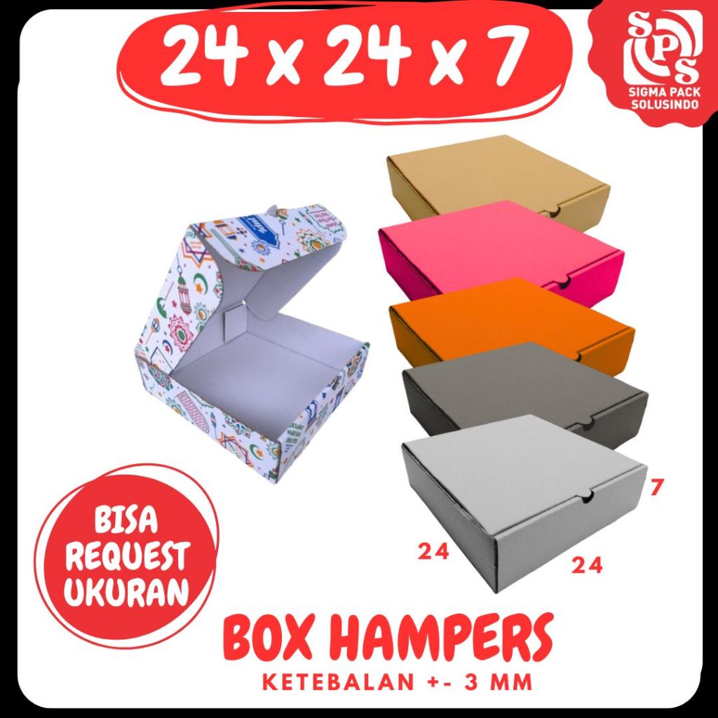 

Box 24x24x7 LD Motif Hampers Kardus Pizza Box Lebaran Pakaian Baju Idul Fitri Ied Mubarok Zigma Pack