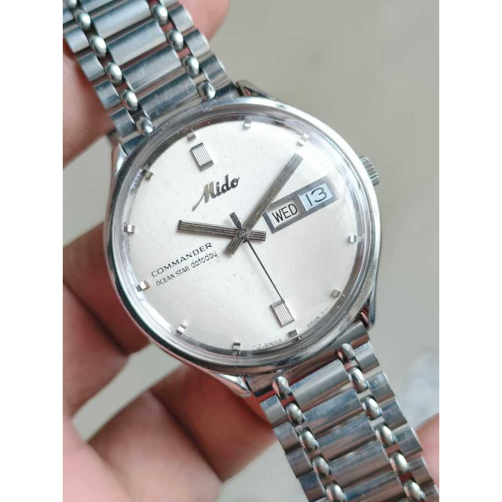 Jam Rare Mido Commander Ocean Star Datoday Ref 5039