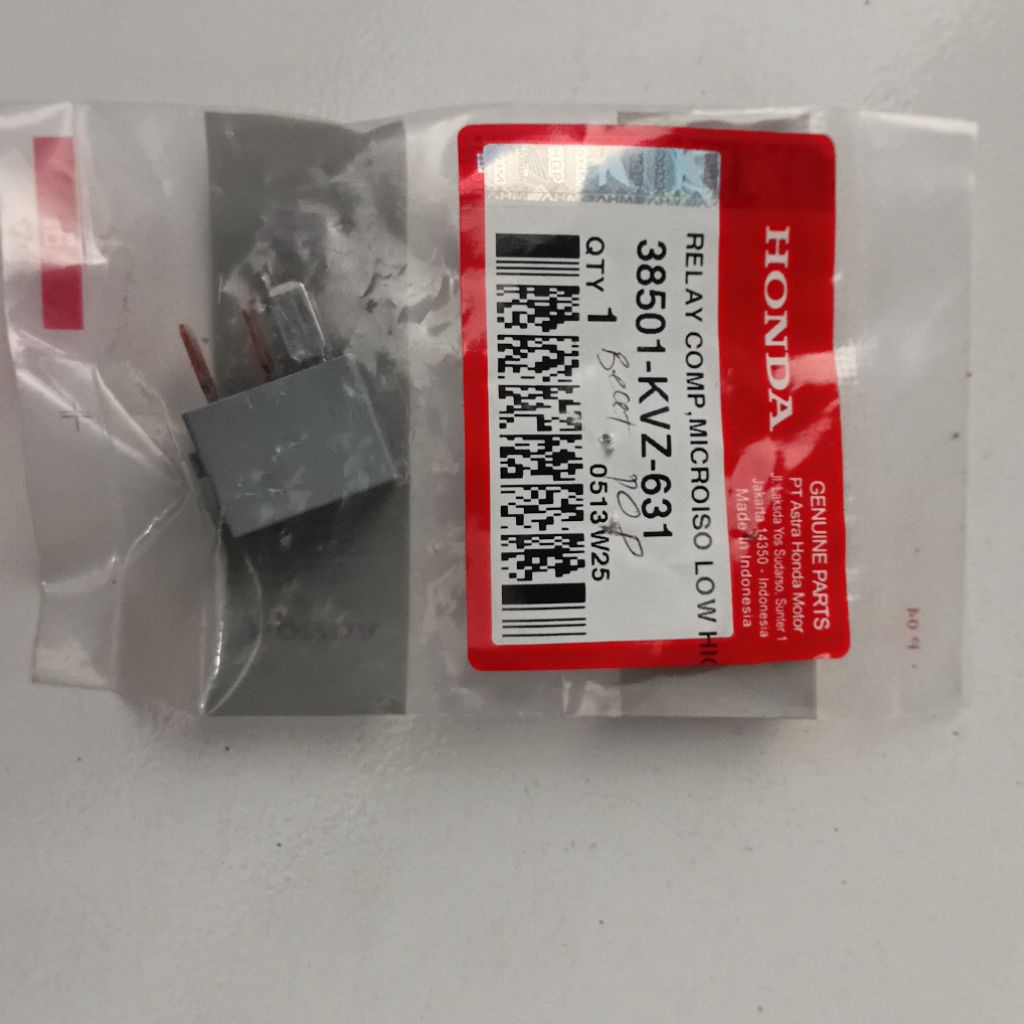 RELAY POWER BEAT POP ESP BEAT FI ESP ORIGINAL HONDA GENUINE