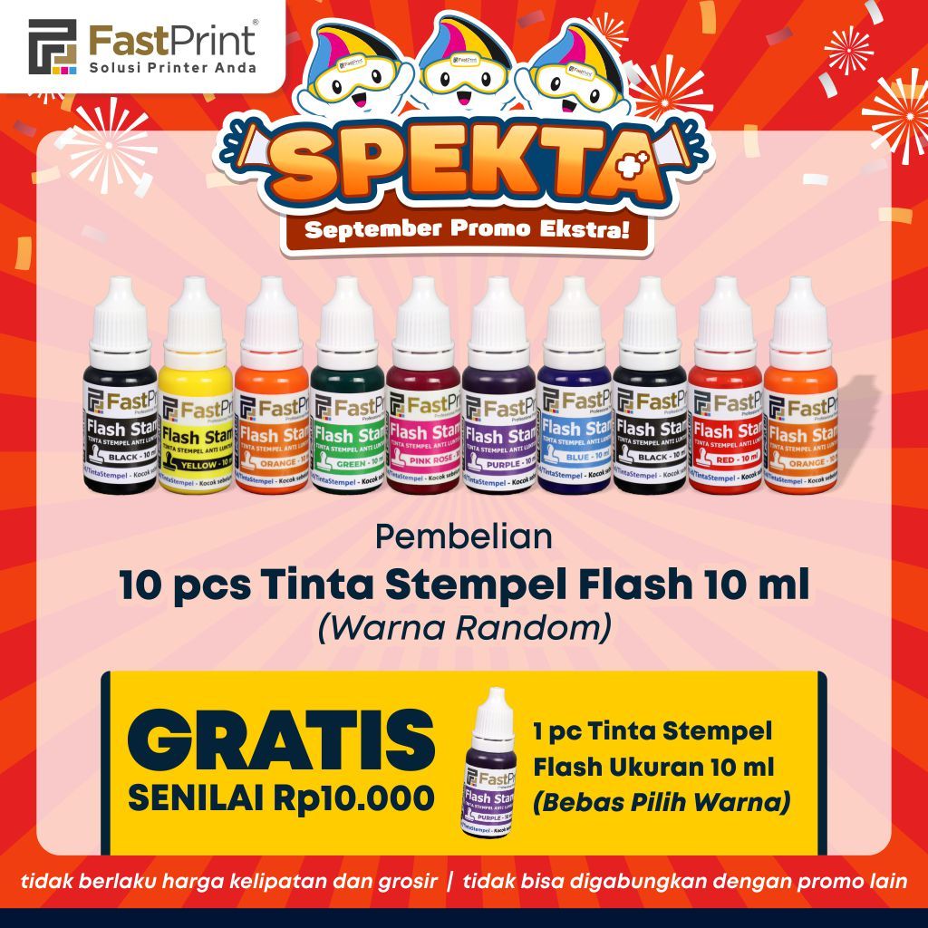 

Fast Print Tinta Stempel Flash Ink 10 ML