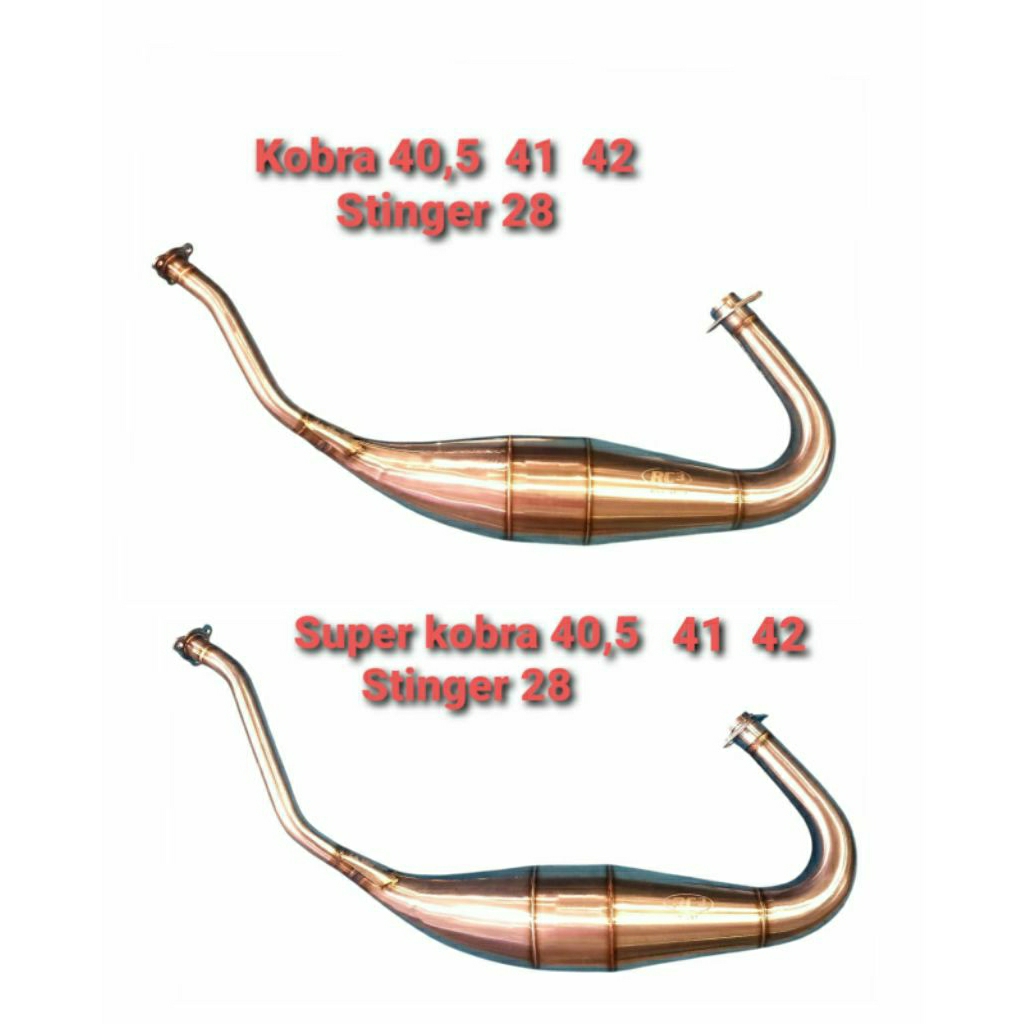 Chamber knalpot RC3 Kobra Cobra & Super cobra Ninja150 R SS RR ZX perut 40,5  41  42