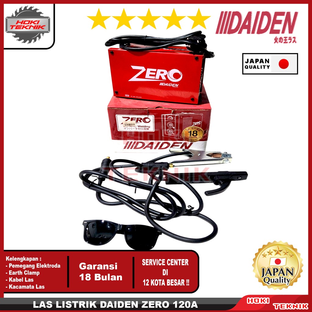 Mesin Las Listrik Daiden Zero 900 watt Inverter MMA IGBT