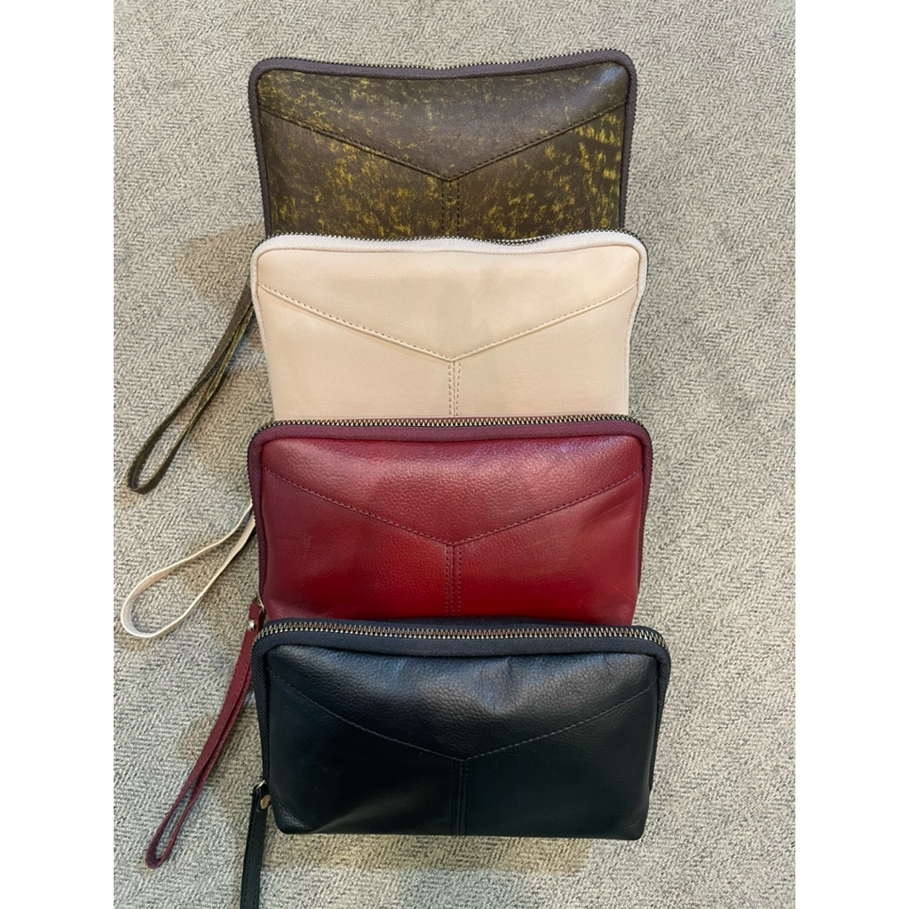 Pouch wanita kulit asli